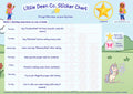 3 - 5 year old Deen Reward Sticker Chart Girl 4